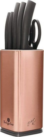 Berlingerhaus ZESTAW NOŻY W STOJAKU ROSEGOLD METALLIC LINE BH-2401 BH-2401