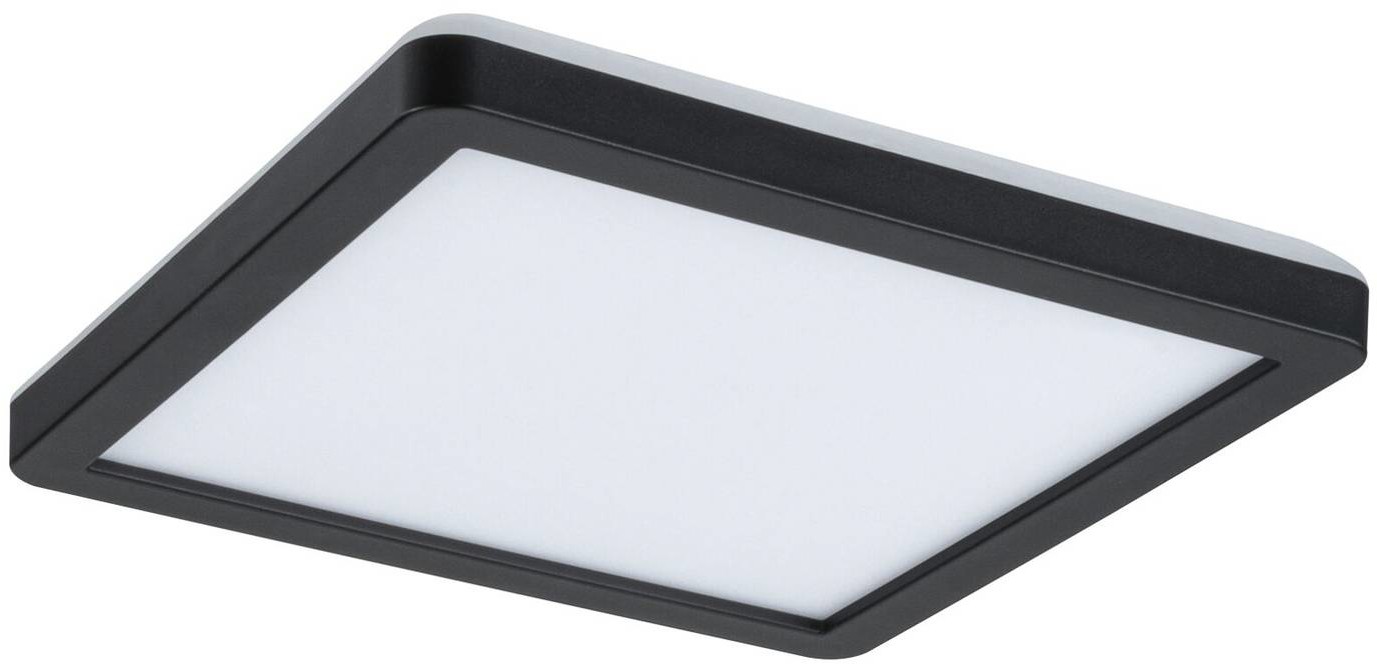 Paulmann Atria Shine panel LED 19x19 cm czarny