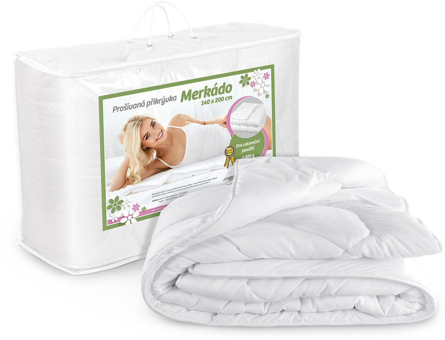 Bellatex Kołdra Merkado Aloe Vera 450 g, 140 x 200 cm