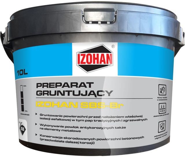 Izohan Grunt bitumiczny SBS BR 10 l