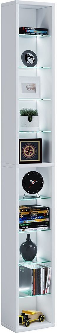 VCM VCM Regał Rasato, 1 sztuka (XL, Biały) 4051814376610