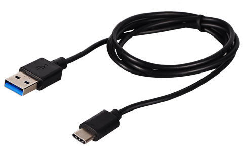KABEL PC MICRO USB TYP C CZARNY 5900217172093
