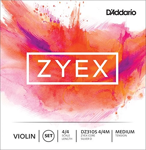 D'Addario Zyex Violin Strings DZ310S 4/4M