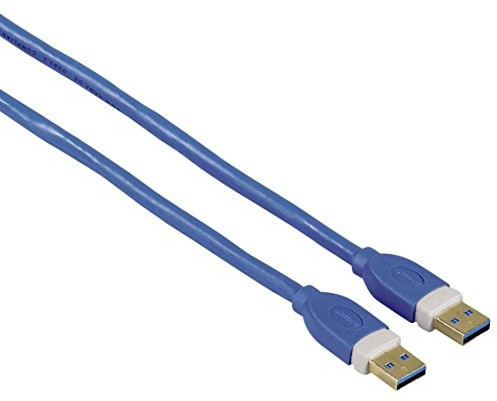Hama przewód łączący USB 3.0, 1,80 m Niebieski 00039676