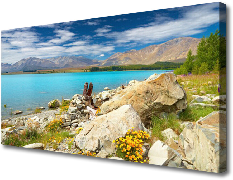 PL Tulup Obraz Canvas Morze Skały Krajobraz 100x50cm