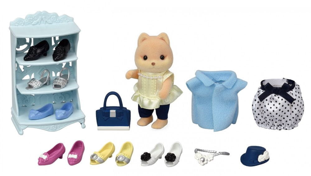 Sylvanian Families zestaw Miasto zestaw modnych butów i dodatków