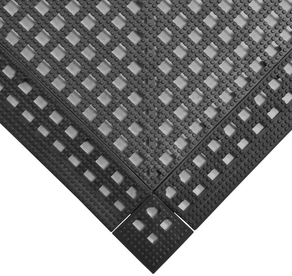 Coba Mata Antypoślizgowa Pod Prysznic Flexi-Deck Czarny 0.3M X 0.3M (Zestaw 9 Sztuk)