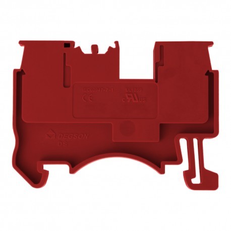 Geberit DEGSON szynowa przelotowa zaciskowa czerwona 1,5mm2 1P UL 7389 DS1.5-01P-16-00A(H)