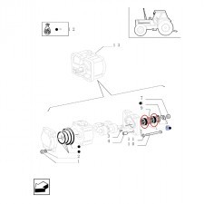 NEW HOLLAND CASE USZCZELNIACZ POMPY HYDRAULICZNEJ 5153836 5153836