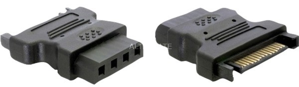 Delock Adapter Power - IDE drive > 4 Pin SATA 15 p IDE 4p Czarny