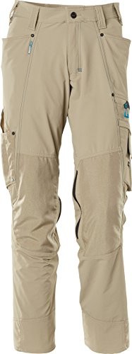 Mascot 17179-311 Rhodos spodnie robocze Stretch Advanced, khaki, 76C46 17179-311-55-76C46