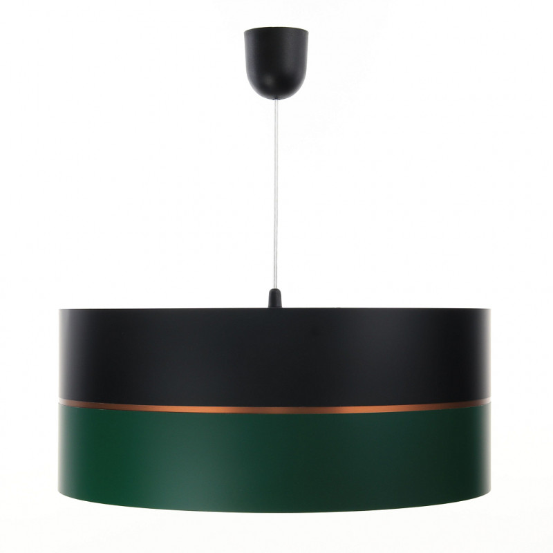 ImoLight Lampa wisząca Glamm czarno-zielona 50cm 0P0-007-50cm