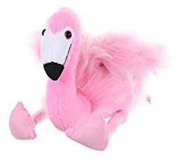 Wild Republic Flamingo pluszowa miękka zabawka, przytulanki przytulanki, prezenty dla dzieci 20 cm 10983