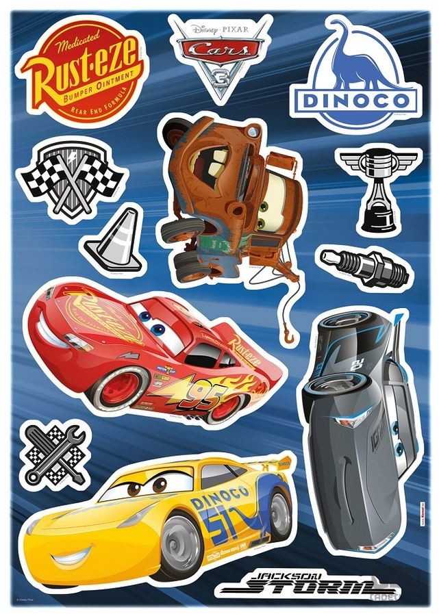 Komar Naklejki na ścianę Cars 3 14052h 14052h