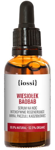 Iossi Iossi Serum Intensywna Nocna Regeneracja. Wiesiołek & Baobab 30ml
