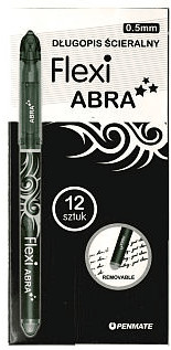 Фото - Ручка Flexi Długopis ścieralny  ABRA 0.5mm czarny TT7278 