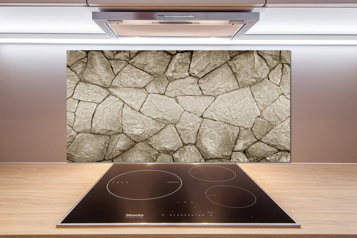 Panel do kuchni Ściana z kamienia