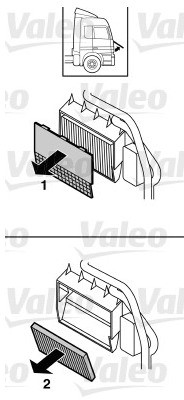 VALEO Filtr, przewietrzanie przestrzeni pasażerskiej 716019