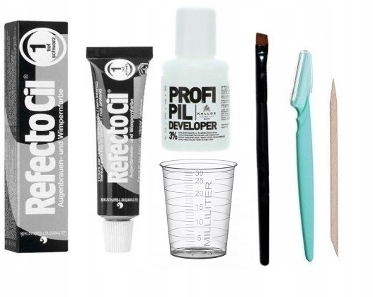 RefectoCil Zestaw Henna Utleniacz Kieliszek Trymer