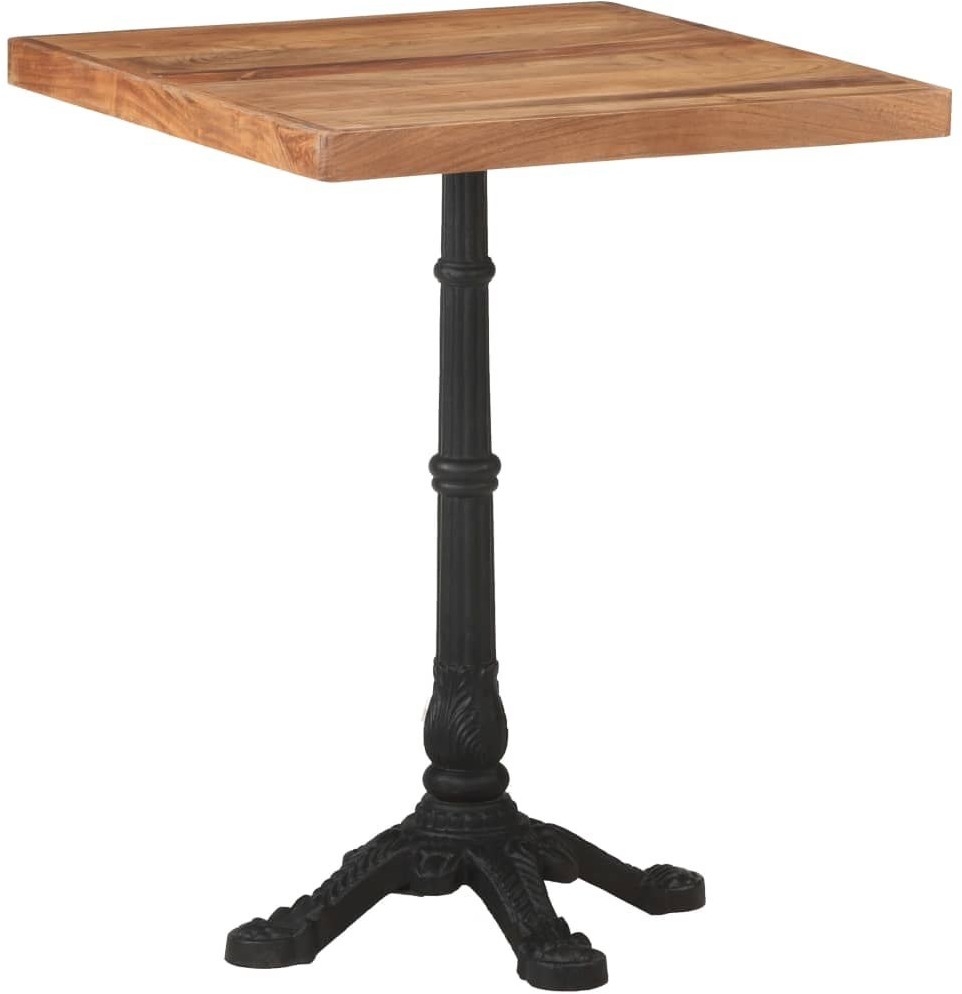 vidaXL Lumarko Stolik bistro, 60x60x76 cm, lite drewno akacjowe 321085