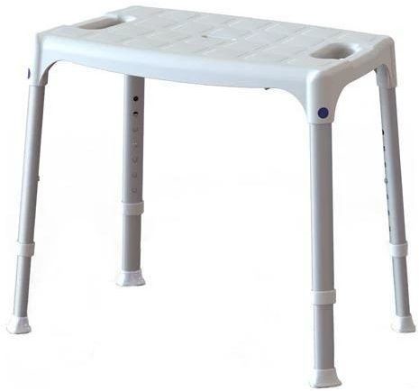 Secucare Taboret prysznicowy prostokątny Quattro z regulacją 8045.100.10
