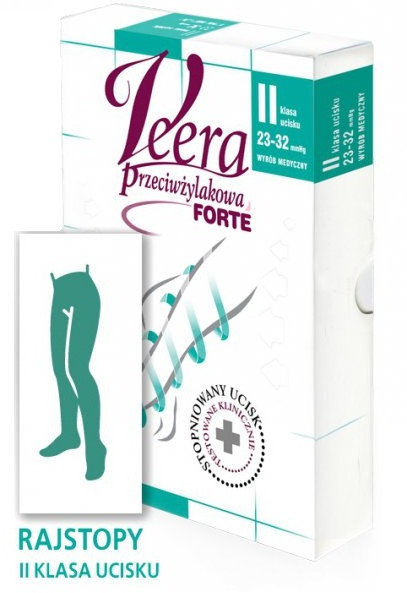 Veera Silver Forte Rajstopy przeciwżylakowe II klasa ucisku, roz. 4, karmel NN-SVE-ORDL-002