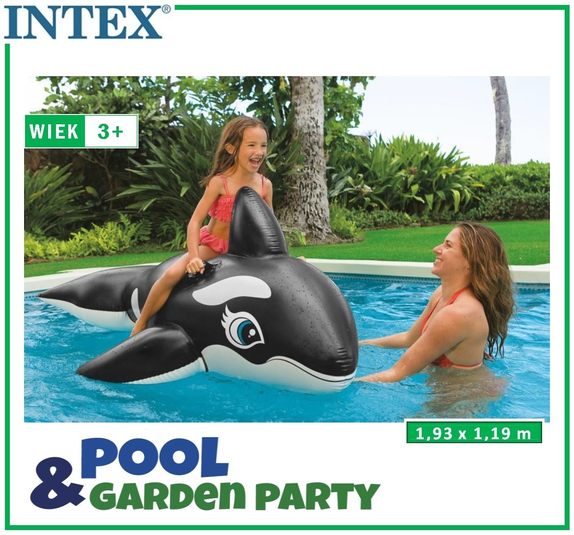 Intex Zabawka dmuchana Orka 193 x 119 cm 58561 58561