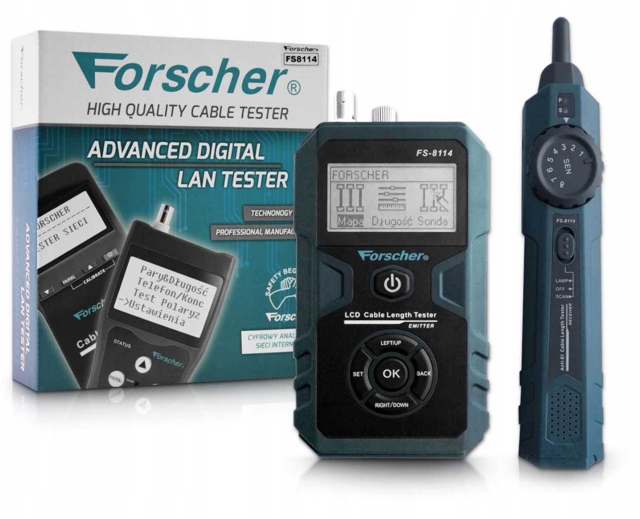 Tester Okablowania Sieci Lan Forscher FS8114-8T