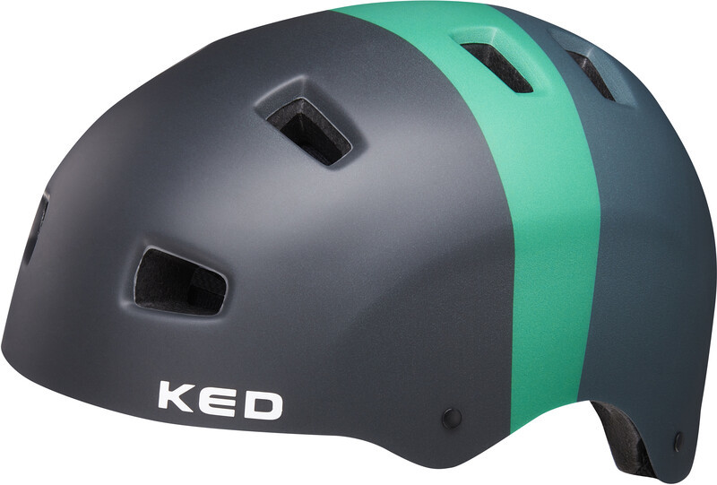 KED 5Forty Helmet Kids, black green matt L | 57-62cm 2021 Kaski dla dzieci 12204210536