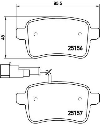 BREMBO P 23 133X P 23 133X