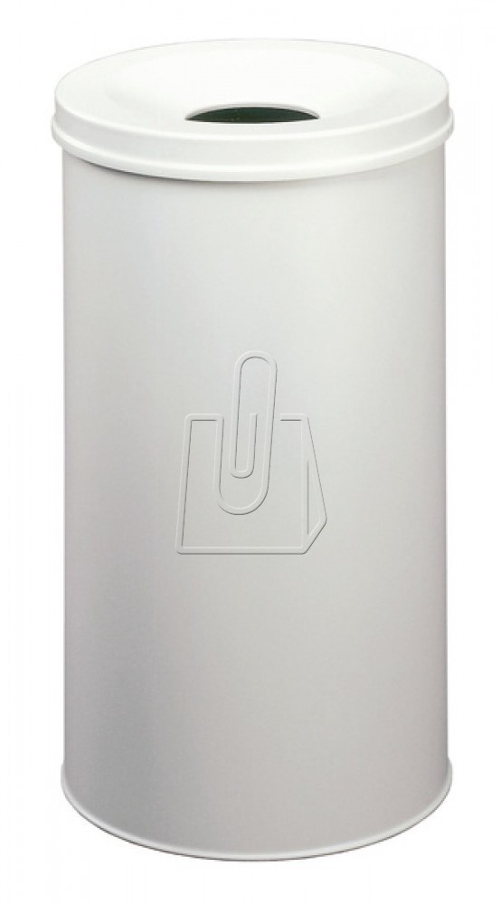Durable Kosz 60L Safe z pokrywą samogaszącą szary 3307-10