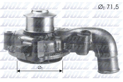Dolz INDUSTRIAS Pompa wodna INDUSTRIAS F165
