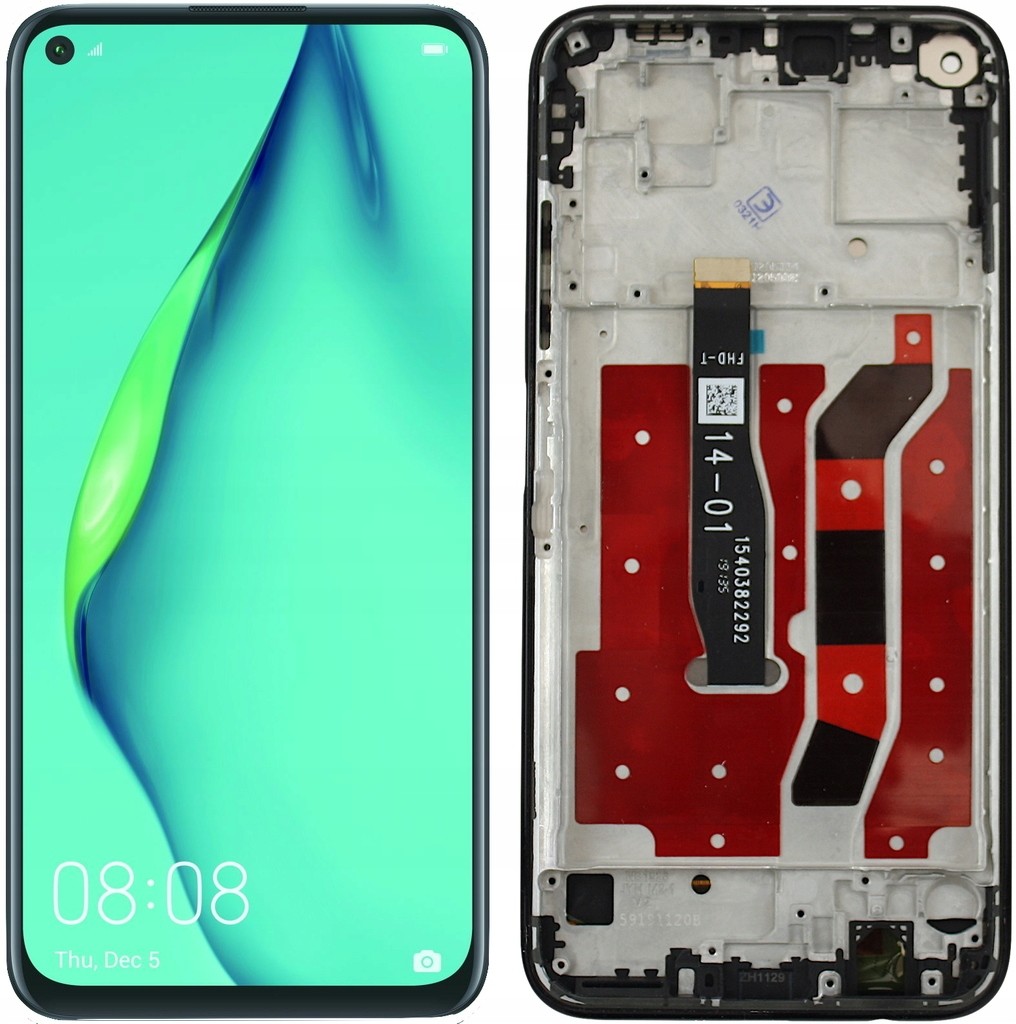 Wyświetlacz LCD Ekran do Huawei P40 Lite + Ramka