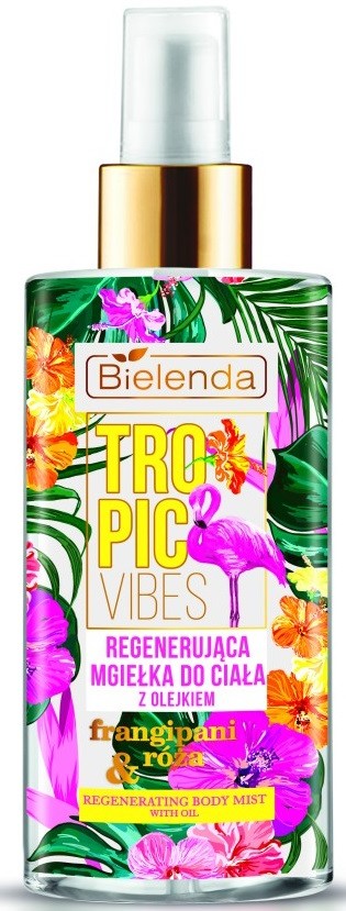 Bielenda Tropic Vibes Regenerująca Mgiełka Zapachowa - Frangipani i Róża BIEL-9654