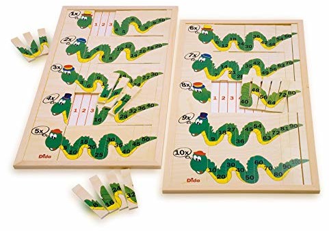 Montessori Dida Dida - Puzzle - smok jednorazowy - gra sortująca. Dzieci Nauka Das 1x1 Mit Hilfe Eines Drachens. Idealne do szkoły podstawowej i specjalnej szkoły, aktywności N02