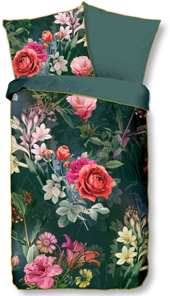 Muller Textiles Descanso Zestaw pościeli SIMONE, 135x200 cm, zielony