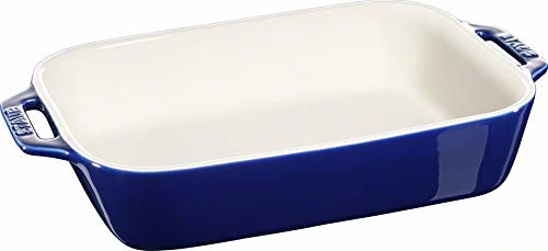 Staub Forma do zapiekanek, prostokątna ciemny niebieski 27 x 20 cm (405108100)