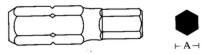 Jonnesway Końcówka ampulowa 6-kątna 8 x 30 mm, 10 mm
