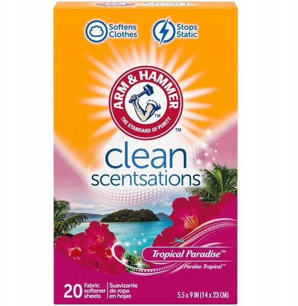 Chusteczki Do Suszarki Usa Arm&hammer Tropical