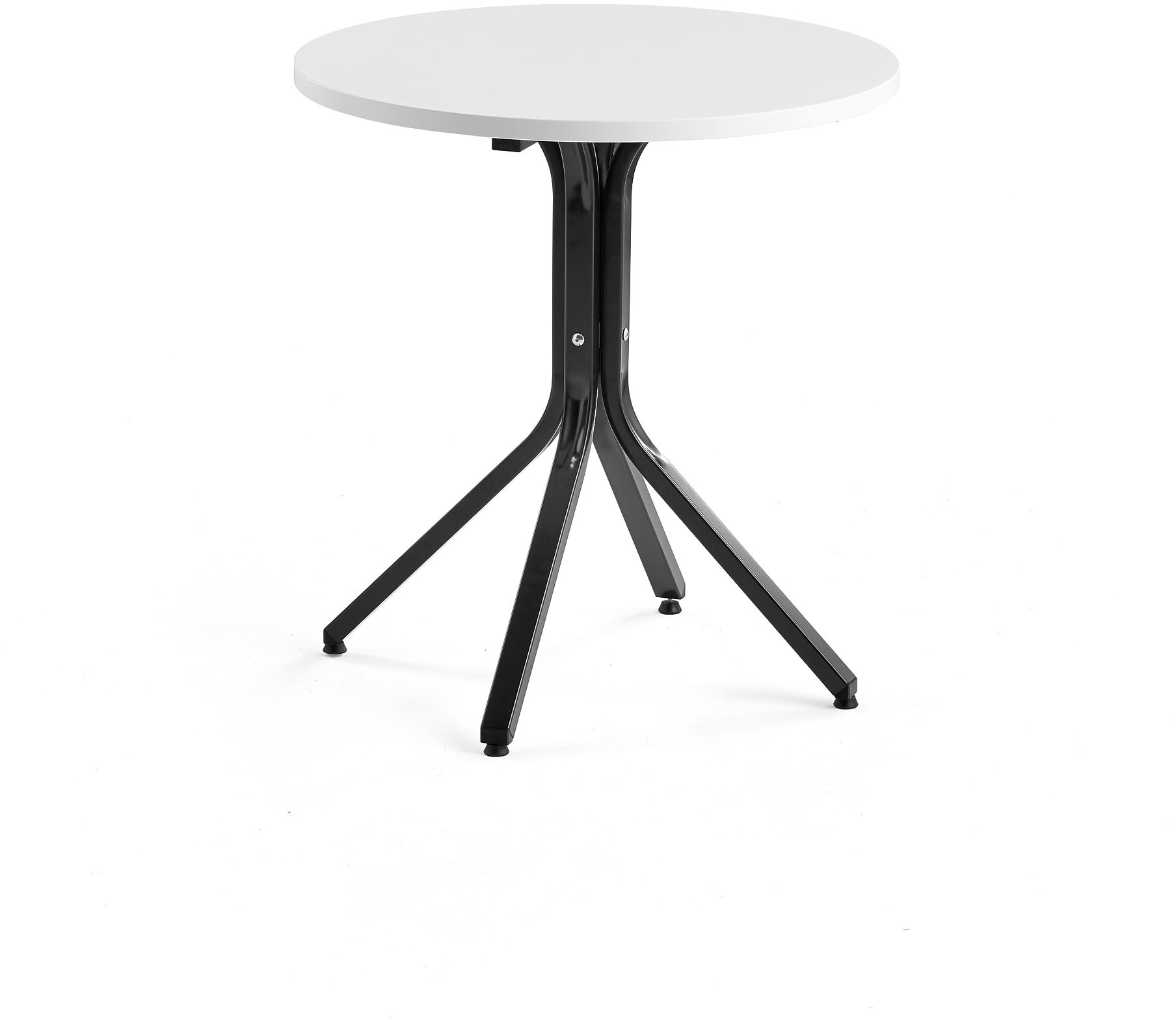 AJ Produkty Stół VARIOUS, 700x740 mm, czarny, biały
