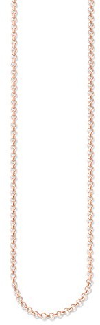 THOMAS SABO Thomas Sabo damski łańcuszek GROSZKOWY srebro 925 częściowo pozłacany 70 cm  ke1219  415  12-m KE1219-415-12-M