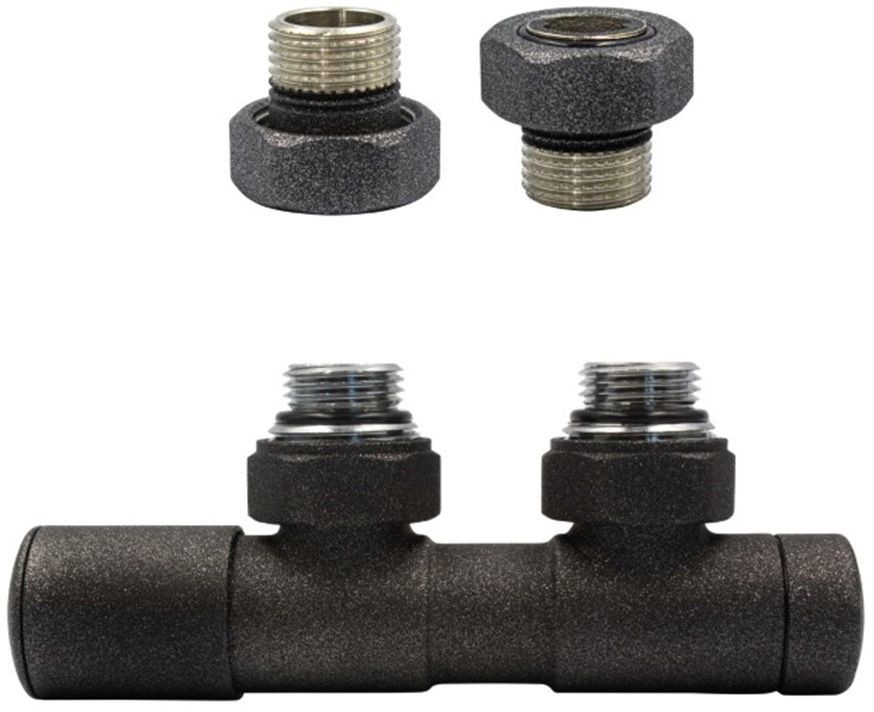Varioterm Zawór regulacyjny TWINS ze złączką PEX/CU/ GZ1/2 - antracyt lewy instalacja 1/2 - GZ1/2 000M873A015/L(GZ1/2)