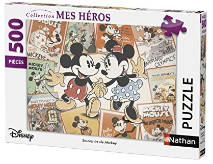 Nathan Disney Puzzle Przypomnienia Mickey 500 części, 87217 87217