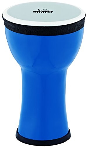 Nino Percussion Nino-EMDJ-FB Elements Mini Djembe syntetycznych, płaski Czarny BPP-1
