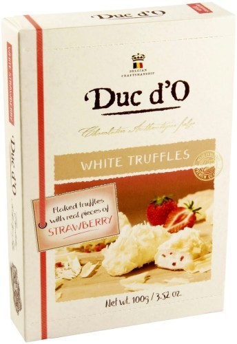 Duc d'O Trufle Duc d'O biała czekolada truskawka 100g BFF2-60481