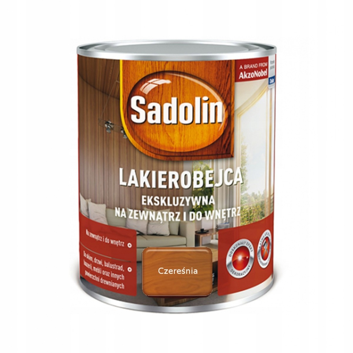 Sadolin Ekskluzywna lakierobejca 2,5L Czereśnia dr