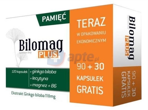Natur Produkt Zdrovit Bilomag Plus x120 kapsułek (90+30 kapsułek GRATIS)