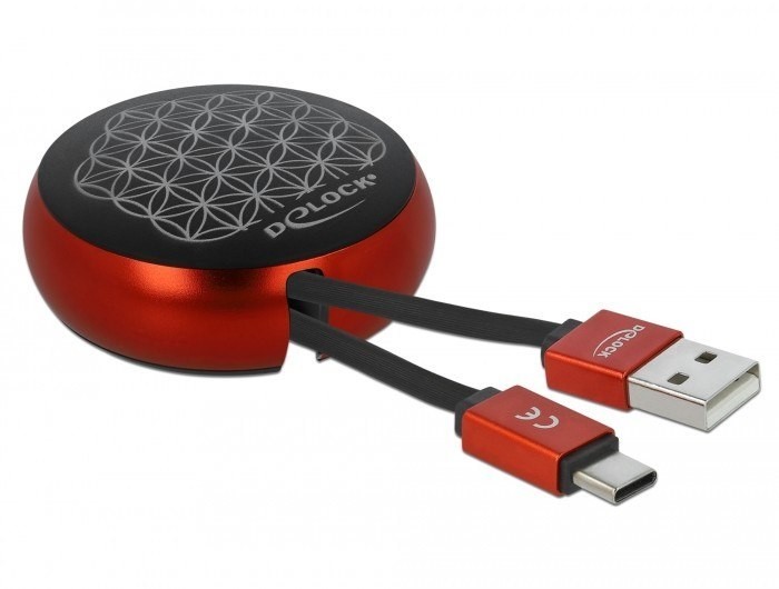 Delock Kabel USB-A(M) USB-C(M) 2.0 Czarny 85819