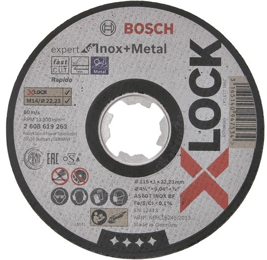 Bosch SKRESKIVE X-LOCK EFMI 115X22.2X1.0MM 2608619263