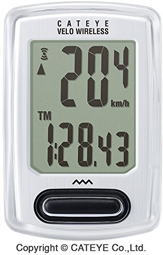 Cateye komputer koło Velo Wireless Biały CC-vt230 W FBA_3524093_Blanc